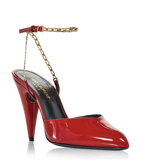 ysl scarpe rosse|ysl new shoes.